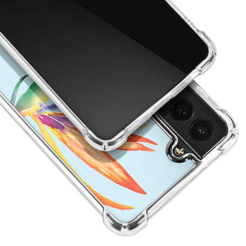 Birds of Paradise Summer Galaxy S21 FE Clear Case
